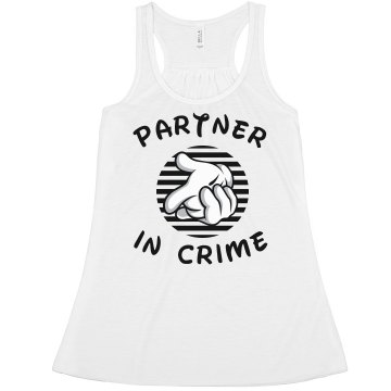 Partner In Crime  Misses Bella Flowy Boxy Lightweight Crop Tank