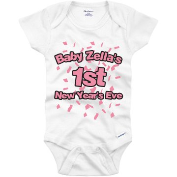 Baby's 1st New Years Eve Infant Gerber Onesies