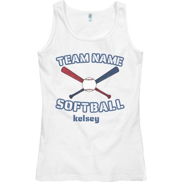 Bearcats Softball Misses Relaxed Fit Gildan Heavy Cotton Tee