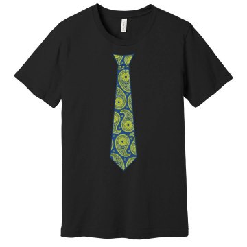 Paisley Tie Unisex Gildan Heavy Cotton Crew Neck Tee