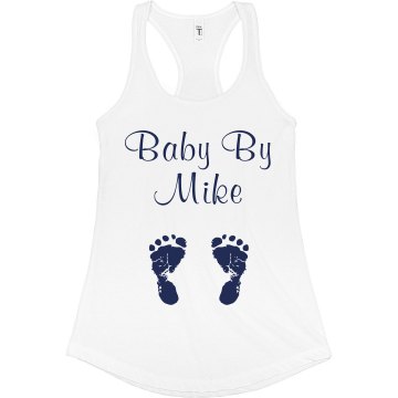Baby By "Name" Junior Fit Bella Sheer Longer Length Rib Racerback Tank Top