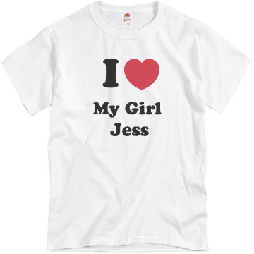 My Girl Jess Unisex Basic Gildan Heavy Cotton Crew Neck Tee