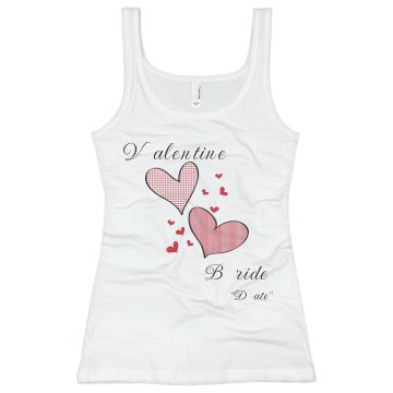 Valentine Bride Cami Bella Junior Fit Contrast Satin Trim Cami