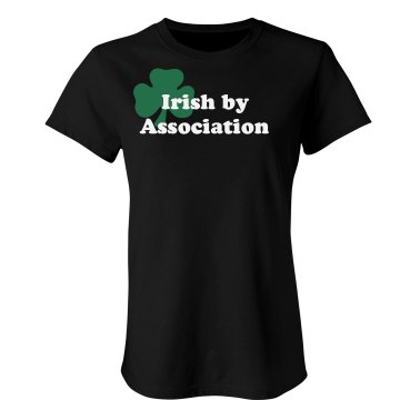 Irish By Association Junior Fit Bella Crewneck Jersey Tee