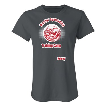 Warrior Training Camp Junior Fit Bella Crewneck Jersey Tee