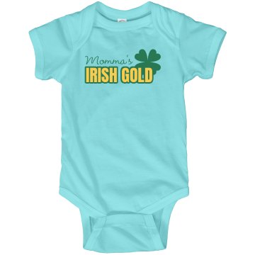 Irish Gold Infant Rabbit Skins Lap Shoulder Creeper