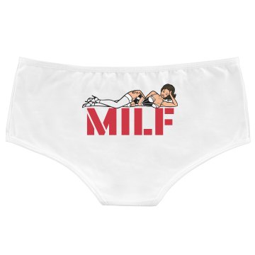 MILF Hot Shorts Bella White Basic Hotshort