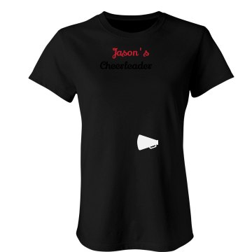 Jason's Cheerleader Junior Fit Bella Sheer Longer Length Rib Tee