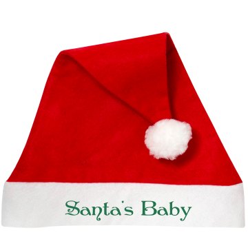Santa's Baby Hat Personalized Santa Hat