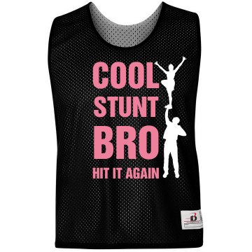 Cool Stunt Bro Pinnie Badger Sport Lacrosse Reversible Practice Pinnie