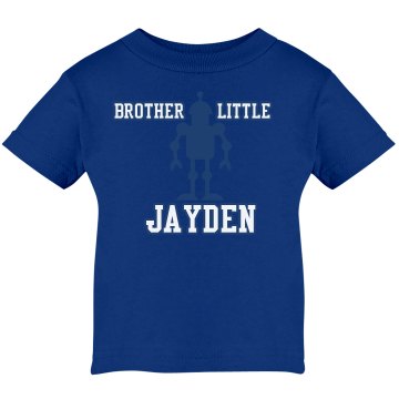 Little Brother Tee Infant Rabbit Skins Lap Shoulder Tee