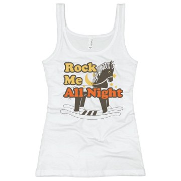 Rock Me All Night Junior Fit Basic Bella 2x1 Rib Tank Top
