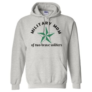 Army Mom Tee Unisex Gildan Heavy Blend Hoodie