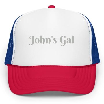 John's Gal Hat KC Caps Poly-Foam Snapback Trucker Hat
