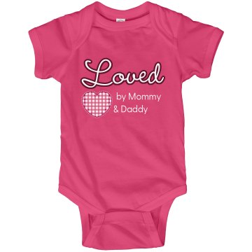 Loved By Mommy Infant Rabbit Skins Lap Shoulder Creeper