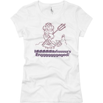 Melissa Is Engaged Junior Fit Basic Bella Favorite Tee