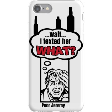 Drunk Texting Cover Plastic iPhone 5 Case Black