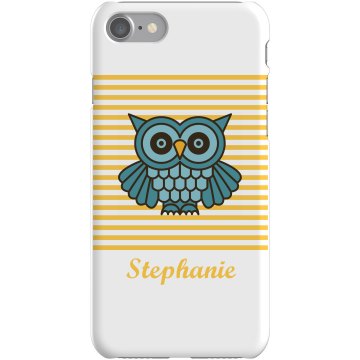 Custom Owl iPhone 5 Case Plastic iPhone 5 Case White 