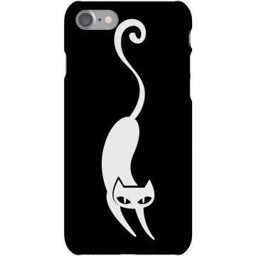 Cat iPhone Case Plastic iPhone 5 Case Black