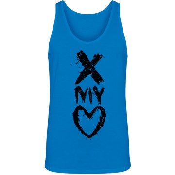 Neon Cross My Heart Unisex American Apparel Neon Tank