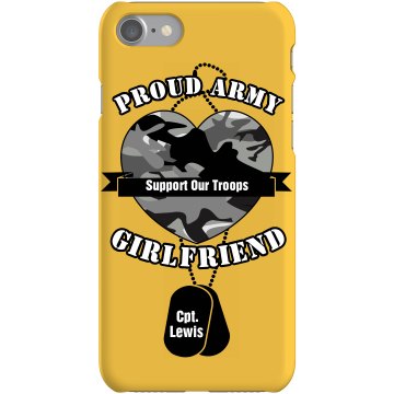 Army Girlfriend Case Plastic iPhone 5 Case Black