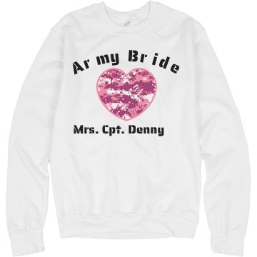 Army Bride Junior Fit Bella 1x1 Rib V-Neck Tee