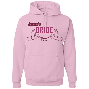 Jason's Bride Rhinestone Unisex Gildan Heavy Blend Hoodie