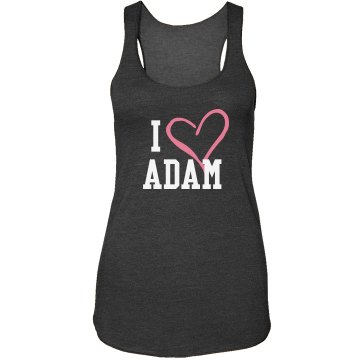 I Love Adam Junior Fit Bella Sheer Longer Length Rib Strap Tank Top