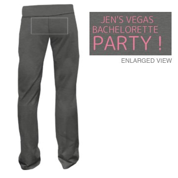 Bachelorette PJ w/ Back Junior Fit Bella Fitness Pants