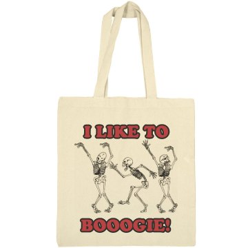 Halloween Boogie Bag Liberty Bags Canvas Bargain Tote Bag