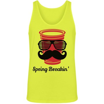 Classy Spring Break Cup Unisex American Apparel Neon Tank