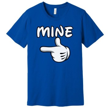 Mine Couples Tee Mens Unisex Gildan Heavy Cotton Crew Neck Tee