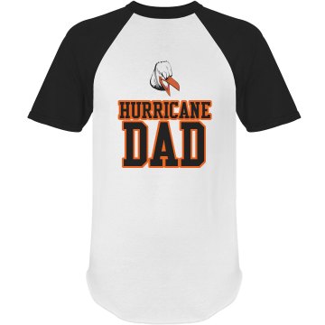 Hurricane Dad Unisex Anvil Ringer Tee