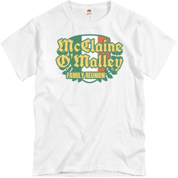 Irish Shield Reunion Unisex Basic Gildan Heavy Cotton Crew Neck Tee