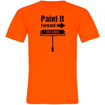 Paint It Business Tee Unisex American Apparel Neon Crew Neck Tee