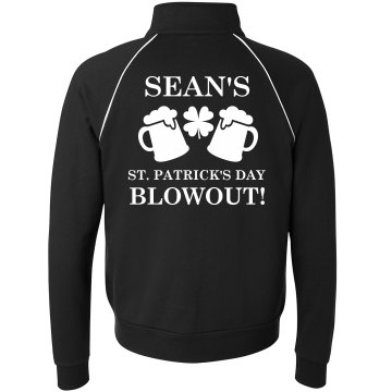 St. Patrick's Day Blowout Unisex Canvas Fleece Full Zip Track Jacket