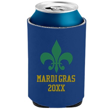 Mardi Gras Can Cooler The Official KOOZIE Can Kooler
