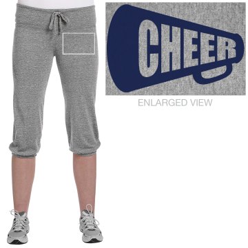 Cheer Megaphone Junior Fit Bella French Terry Lounge Pants