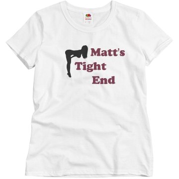 Matt's Tight End Misses Relaxed Fit Basic Gildan Ultra Cotton Tee