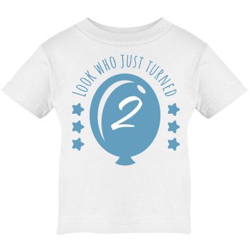 I'm 2 Years Old! Infant Bella Baby 2x1 Rib Tank Top