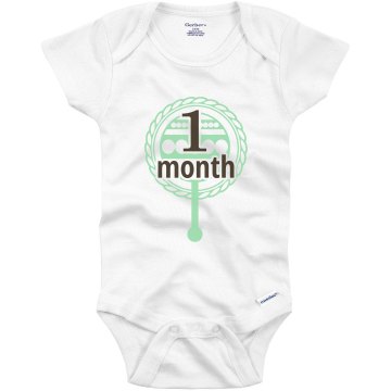 1 Month Infant Gerber Onesies
