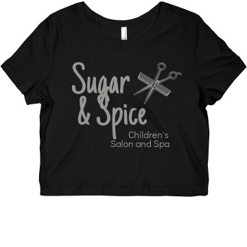 Hair By Tammy Misses Relaxed Fit Anvil Scoop Neck Tee