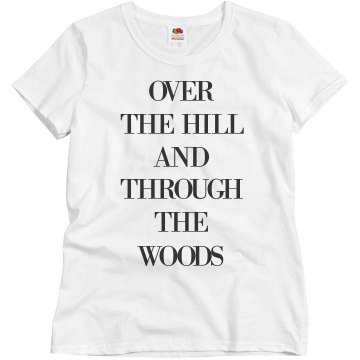 Over The Hill 80 Junior Fit Basic Bella Favorite Tee