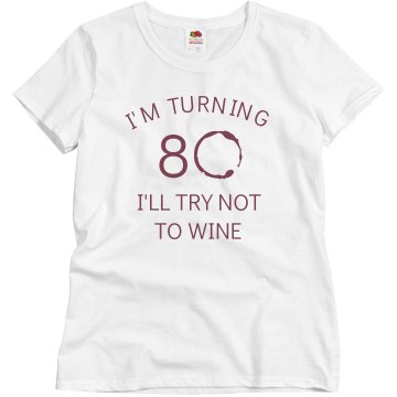 NeNe's 80th Birthday Bash Misses Relaxed Fit Basic Gildan Heavy Cotton Tee