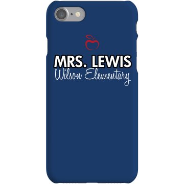 Mrs. Lewis Phone Case Plastic iPhone 5 Case Black