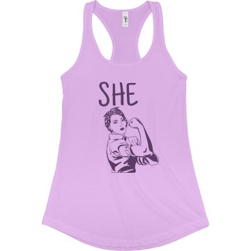 She Said Run Alo Women's Bamboo Racerback Tank Top