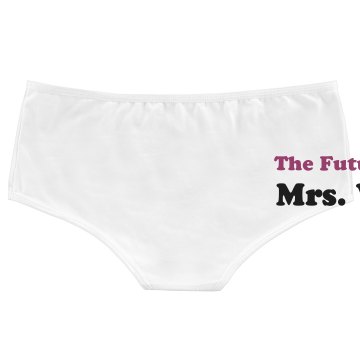 Future Mrs Hotshort Bella White Basic Hotshort