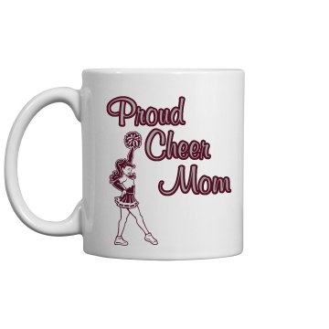 Proud Cheer Mom Mug 11oz Ceramic Coffee Mug