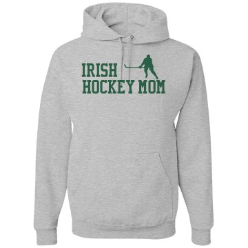 Hockey Mom w/Rhinestones Unisex Gildan Heavy Blend Hoodie
