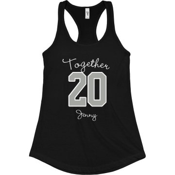 Together Tank Junior Fit Bella Sheer Longer Length Rib Racerback Tank Top